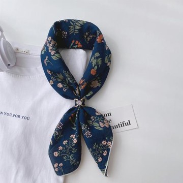 棉麻方巾 日系棉麻風文藝復古領巾 春夏秋裝飾發帶頭巾小清新護頸