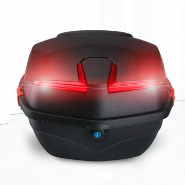 【含稅/免運】 電動電瓶車后備箱通用雅迪愛瑪臺鈴新日加厚大號儲物箱摩托車尾箱