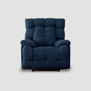 La-Z-Boy 715搖椅式四電動無線科技布休閒椅 藍