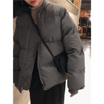 棒球羽絨棉服女冬季短款小個子韓版時尚洋氣面包服棉衣棉襖厚外套
