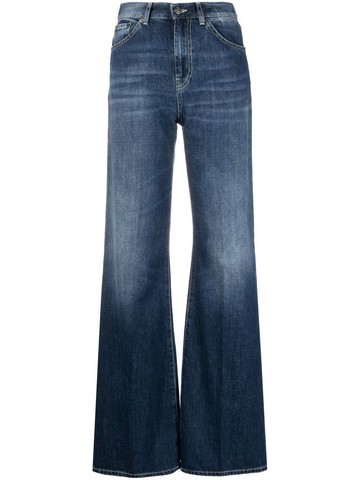 Dondup `Amber` Wide Leg Jeans