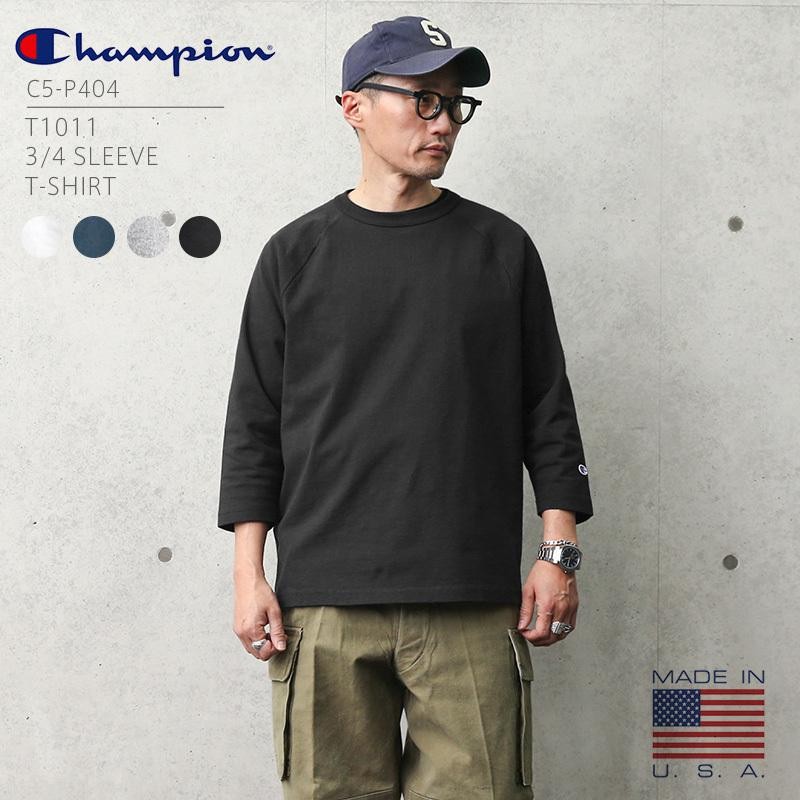 Champion チャンピオン C5-P404 T1011 ラグラン 3/4スリーブ 7分袖 T