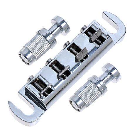 Guitar Parts for Chrome Wrap Around Bridge Taiiece Stop Bar String Bass Bridge Taiiece並行輸入