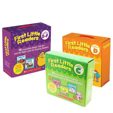 Scholastic - 【超值購】我的第一套小小閱讀文庫First Little Readers Level C+D+ E-F-3盒組