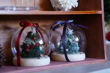 永生聖誕樹玻璃球 燈罩 情侶禮物 交換禮物