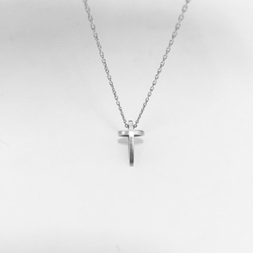信念魚魚純銀十字項鍊
