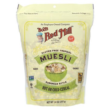 Bob's Red Mill, 無麩質熱帶風味什錦麥片，芒果椰子，14 盎司（397 克）
