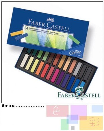 Faber-Castell 24色創意工坊粉彩條 短型