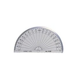 徠福 半圓分度器 12片/ 盒 NO.1018