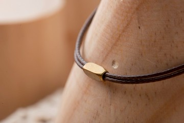 \| Charlene 瑩絲手繩 |/ - 牽引款-粗線/換色換飾品。黃銅。手繩