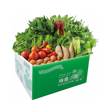 蔬菜/組合 【機善小農_蔬菜箱】花蓮縣_經濟箱12件(每週出箱)(有機友善/產地鮮採直送/支持家鄉好農產)