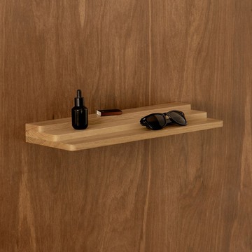 123 Shelf | 白橡木壁掛層架 | 原木