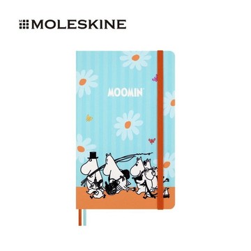 【MOLESKINE】姆明限量筆記本 | L型橫線・淺藍