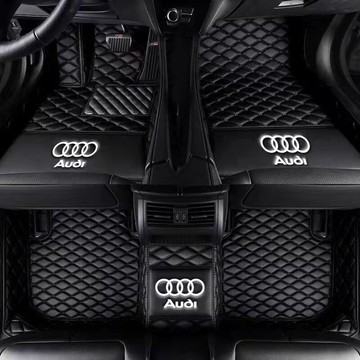 定制奧迪(AUDI) A1 A4 A6 A7 A8加厚汽車腳踏墊 車用腳墊 汽車地墊 專車全包圍腳踏墊 皮革防水 易清洗
