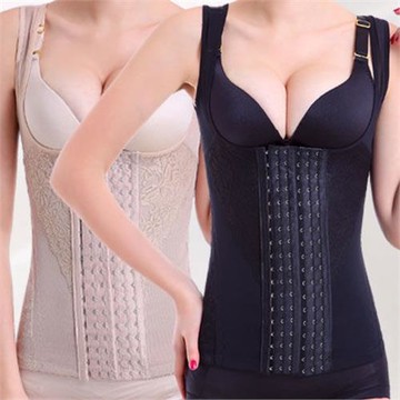 透氣女收腹塑身衣六排扣大碼束腰塑形背心內衣護腰產后美體上衣