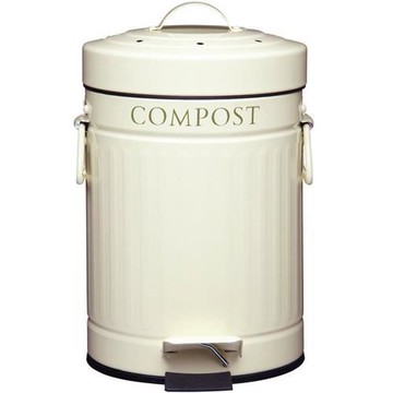 [KitchenCraft]腳踏式復古垃圾桶(3L)