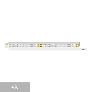 歐司朗 朗德萬斯 16W T8 LED 4呎雙端燈管 黃光 4入