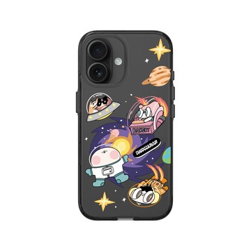 iPhone 16 Clear (相機按鈕) 酷墨灰 - 鹿人 Twodeerman - 鹿人宇宙散步