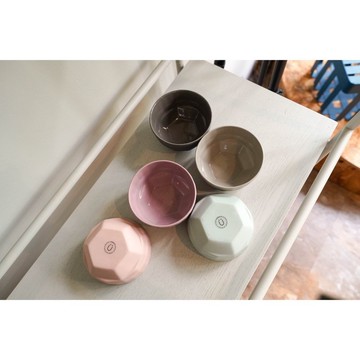 【Hübsch】－459011 莫蘭迪色系陶瓷碗組 飯碗 廚房