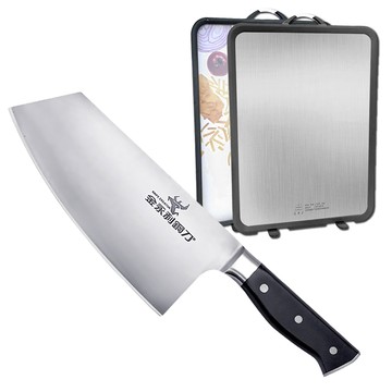 【金永利鋼刀】A1-2電木切刀+可站立雙面砧板