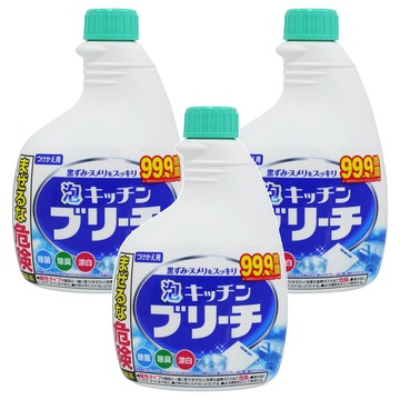 Mitsuei 廚房泡沫清潔劑補充瓶  400ml  3瓶