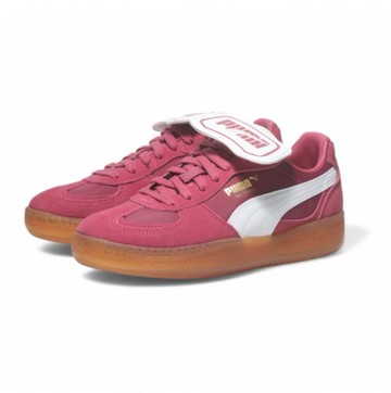 PUMA 休閒鞋 PALERMO MODA TONGUE 紅 麂皮 焦底 復古 女 40167902