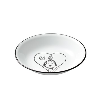 Corelle Brands SNOOPY 復刻黑白6吋深盤