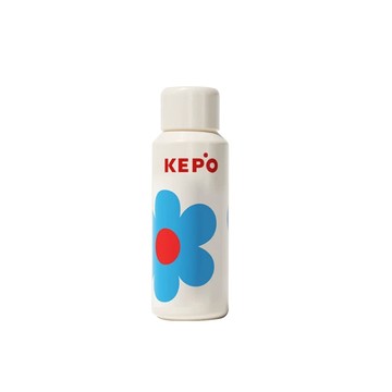 KEPO LQ 400ML KC009 無螺紋彈蓋保溫杯 316不銹鋼 慵懶夏日