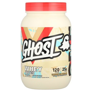 Ghost, 乳清蛋白，咖啡冰淇淋味，2 磅（924 克）