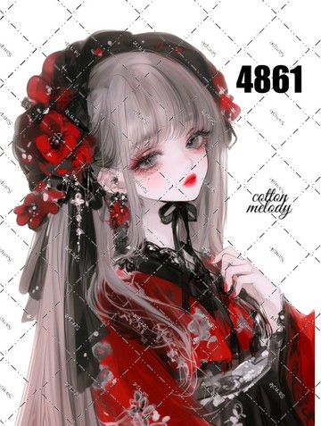 original sticker no.4861 人物貼紙 原創貼紙 原創人物貼紙 裝飾貼紙 cotton melody