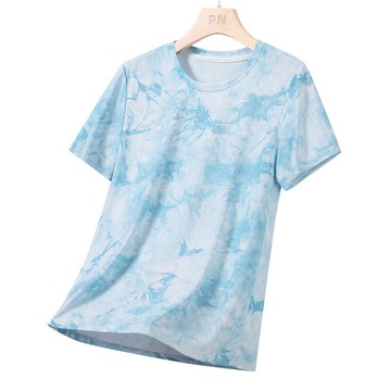 現貨+預購 T恤短袖上衣運動上衣跑步背心修身顯瘦-冰絲涼爽印花運動男裝4色74kw15【獨家進口】【米蘭精品】