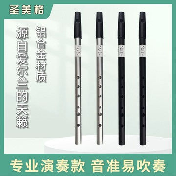 優選好物 | 愛爾蘭6孔哨笛 專業豎笛/橫吹笛 成人初學者演奏款 金屬製樂器