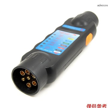 12V不帶記錄裝置的電阻測試儀7孔拖車插頭插座連接器測試儀