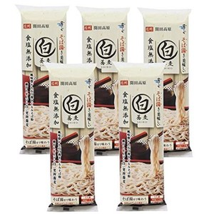 はくばく 霧しな そば湯まで美味しい蕎麦 白 270G×5袋