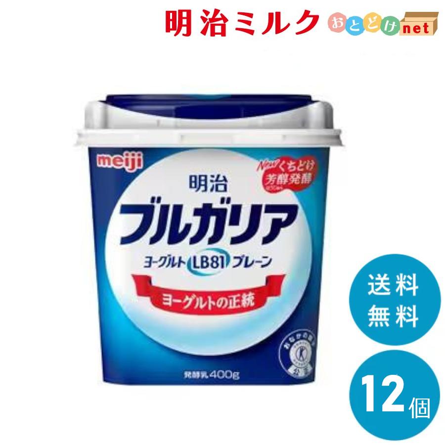 ブルガリアヨーグルト ≪プレーン≫ 400g×12個 送料無料