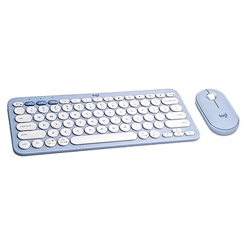 logitech 羅技 Pebble 2 Combo 無線藍芽鍵盤滑鼠組  午夜藍  無數字鍵盤