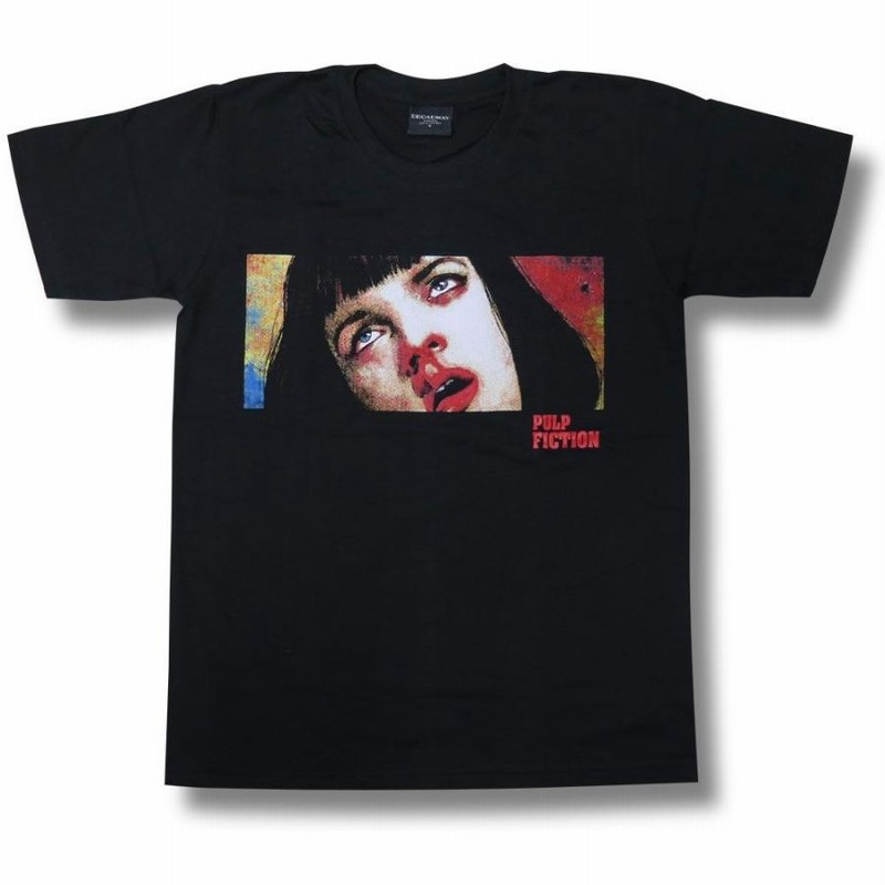 土日も発送】 Tシャツ パルプ・フィクション PULP FICTION チャコール ユマ・サーマン ジョン・トラボルタ 映画 タランティーノ メンズ  brw | LINEブランドカタログ