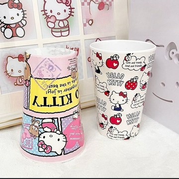 HelloKitty日係可愛卡通少女心杯子密胺水杯大號漱口杯禮物女