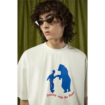 Mentmate 馬戲團系列 與野獸共舞T恤衫 男女夏季百搭個性短袖內搭