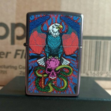 【現貨】美國 Zippo 打火機 正品  白頭鷹, 蛇, 骷髏 (型號.49600)
