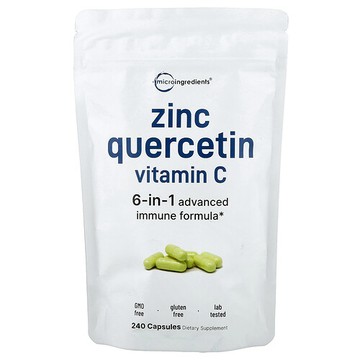 Micro Ingredients, 鋅五羥黃酮維生素 C，240 粒膠囊