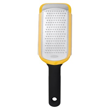 OXO 好好握細絲刨絲器 2.5 x 12.5 x 34.3cm 166g  1個  不鏽鋼 銀色 + 黃色 + 黑色