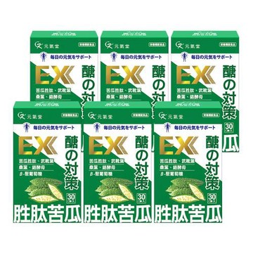 元氣堂 醣的對策胜肽苦瓜膠囊30粒x6盒(平衡穩當/促進代謝/增加飽足)