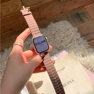 真皮錶帶 適用 Apple Watch 錶帶 8 7 6 5 SE Ultra 45mm 49mm 蘋果手錶帶 女士錶帶