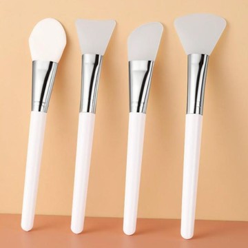 矽膠面膜刷 白毛面膜刷 美容面膜刷 矽膠刷 敷臉刷 保養用 面膜用 保養用具 護膚工具 臉部保養 面膜工具【60668】