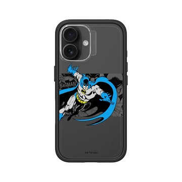 iPhone 16 Mod NX 黑 - Batman 蝙蝠俠 - 復古漫畫插圖