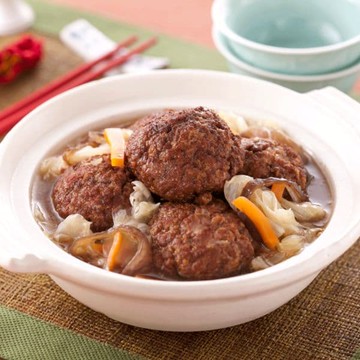 【諶媽媽眷村菜】紅燒獅子頭(2000g/包) 4包 (年菜/年貨)