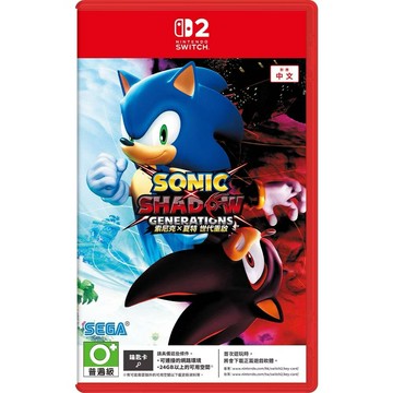 【AS電玩】 NS 2 Switch 2 索尼克×夏特 世代重啟 中文版
