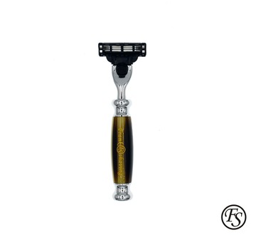 The Frank Shaving MA07 Shaving Razor古典線條寬握柄刮鬍刀(仿牛角)