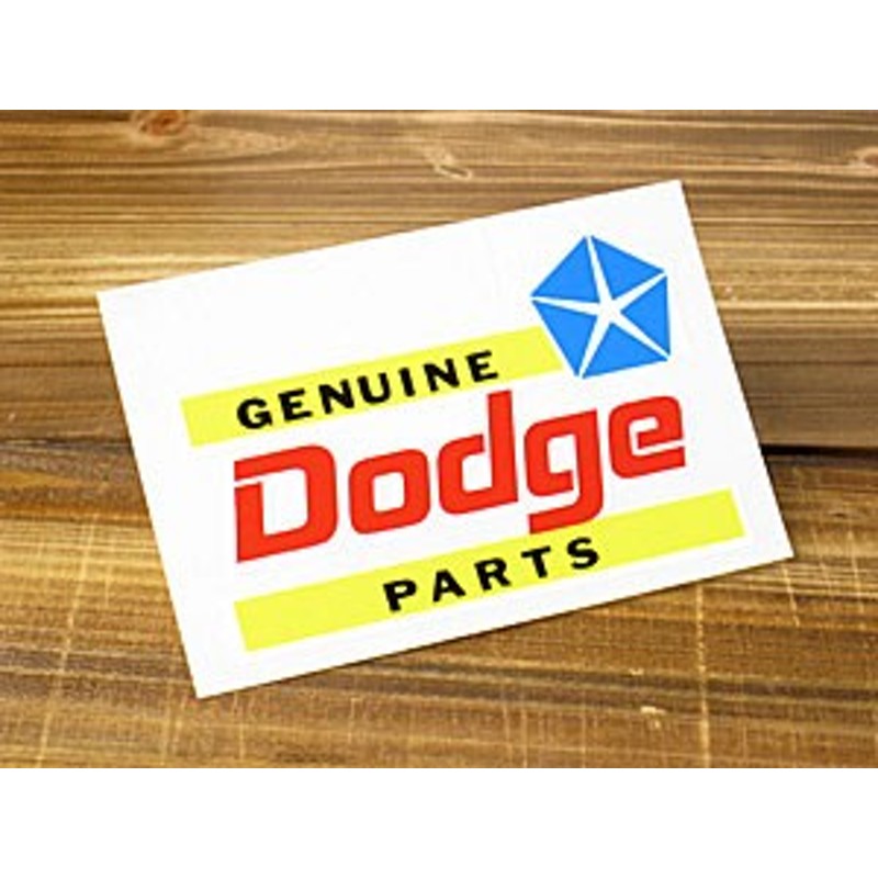 ステッカー 車 ダッジ アメリカン バイク ヘルメット アメ車 復刻 Dodge Genuine Parts Sc Dz246 Mon 通販 Lineポイント最大1 0 Get Lineショッピング